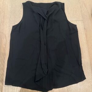 Theory Black Sleeveless Blouse